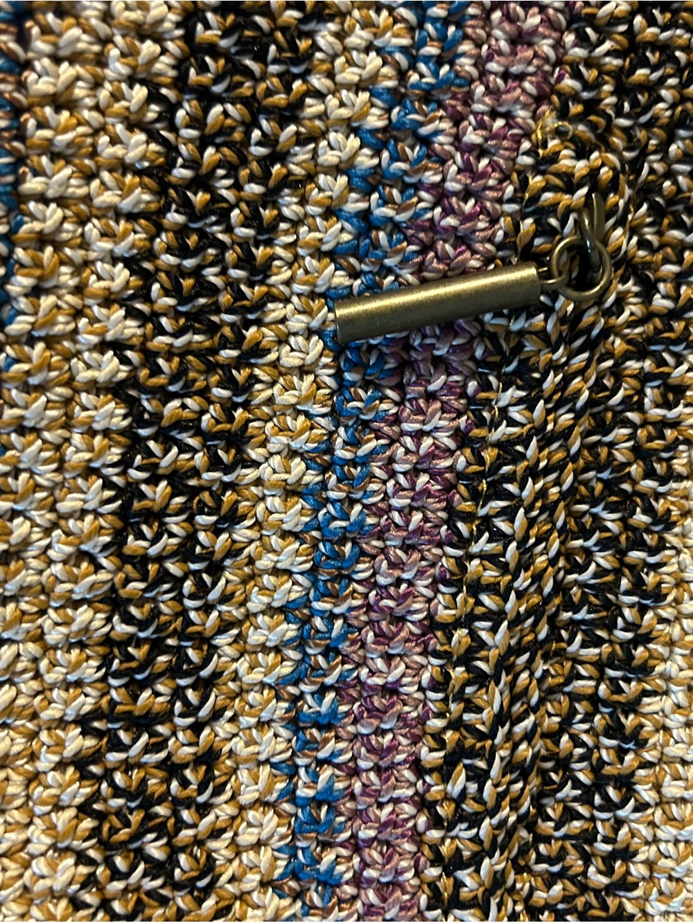 The Sak Woven Multicolor Stripe Sling Bag - Picture 3 of 8